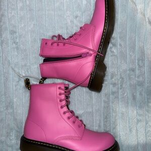 Dr. Martens Combat Ankle Boot 
Hot Pink